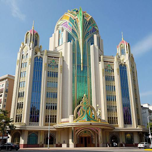 1920s Art Deco Metropolis Fantasy