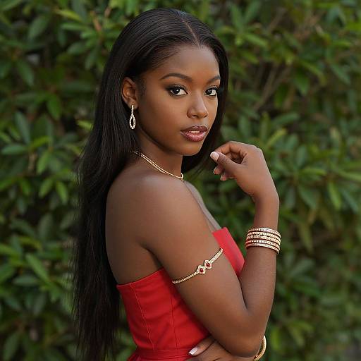 Dark-Skinned Jasmine-Inspired Girl