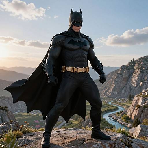 Majestic Bat Man in Dynamic Pose