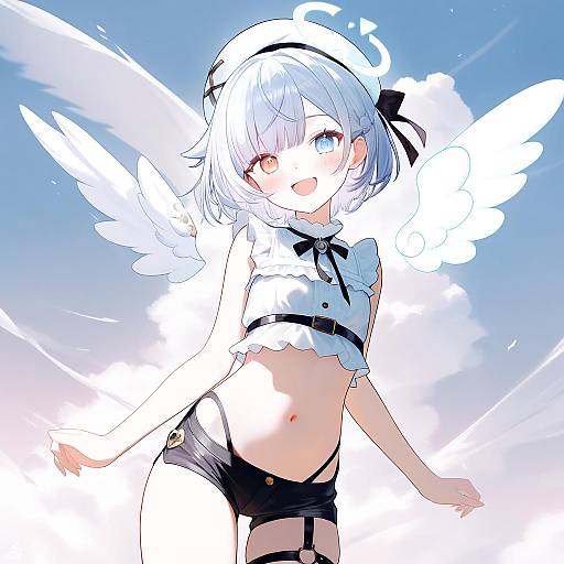 Illustration of Amemiya nazuna, vshojo in the style of Capriccio