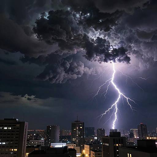 Dramatic Stormy Anime Skybox