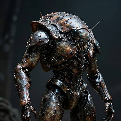 Futuristic Insectoid Biomechanical Armor