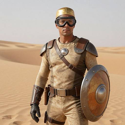 Captain Qwark Desert Cosplay Adventure