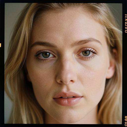 Extreme Close-Up Portrait in Portra 400