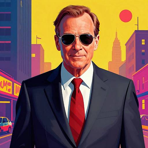 Vivid Surreal Art of Better Call Saul