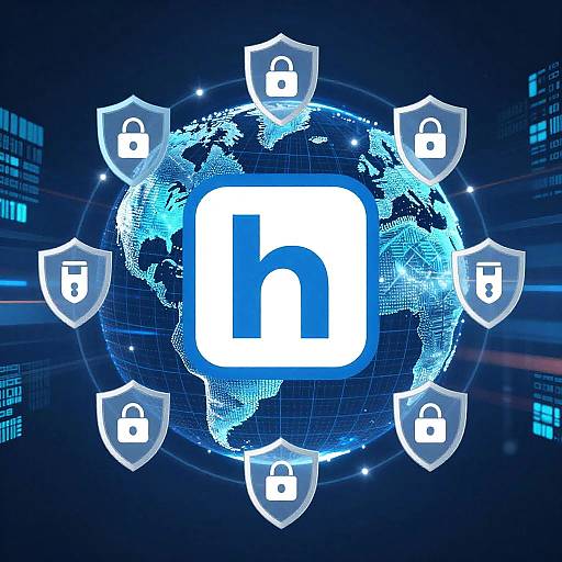 Cybersecurity Digital Globe Banner