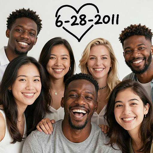 Celebrating Diversity: A Smiling Group Photo