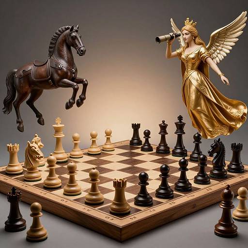 Fantastical Living Chessboard Match