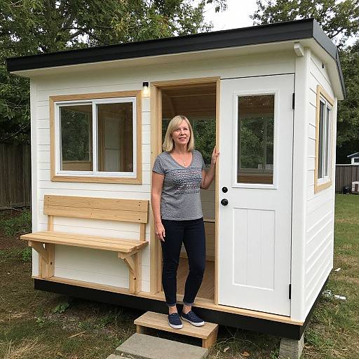 Woman Builds Debt-Free Tiny House
