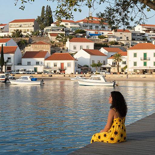 Peaceful Seaside Village in Portugal