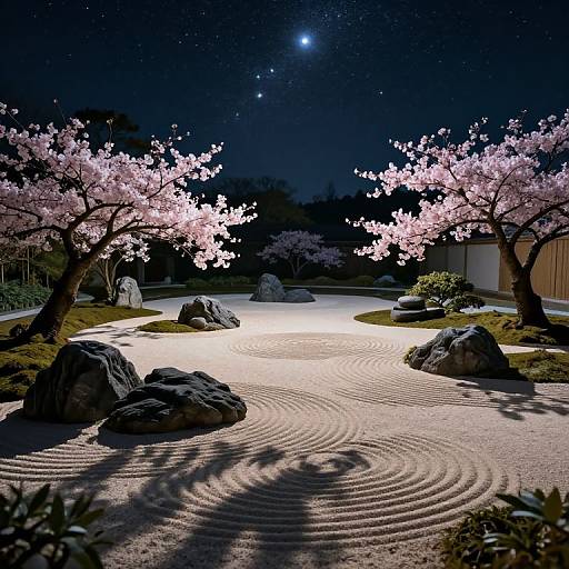 Celestial Zen Garden in Bug's-Eye View
