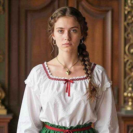 Young Woman in Renaissance Costume