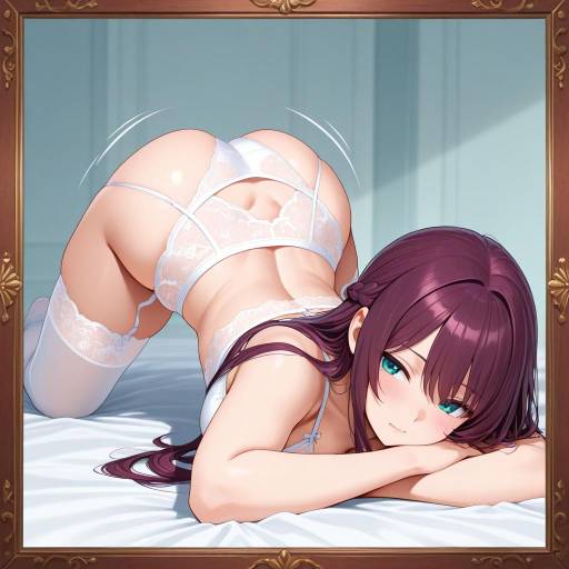 Charming Lady in Sensual Lingerie