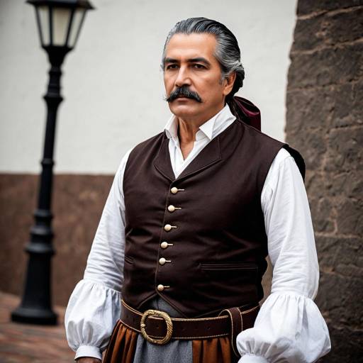 Elder Male Spanish Colonial Fashion Costume