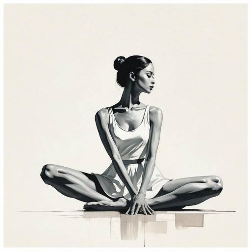 Digital artwork of a slender, pale-skinned woman with dark hair in a bun, wearing a deep green, sleeveless dress, posing elegantly against