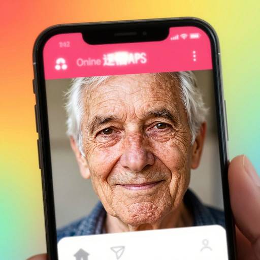 Smartphone Aging Filter App Interface