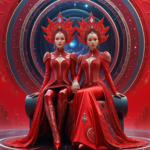 Weatherproof Red Twin Empresses of Virgo