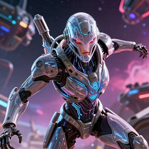 Unmasked Quarians in Dynamic Space Battle