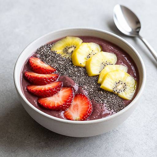 Acai Smoothie Bowl with Fresh Toppings