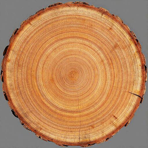 Close-Up of Tree Rings Texture
