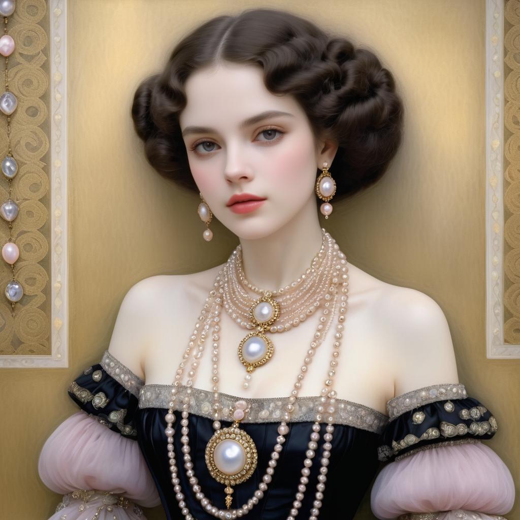 Vintage Elegance: A Photorealistic Portrait