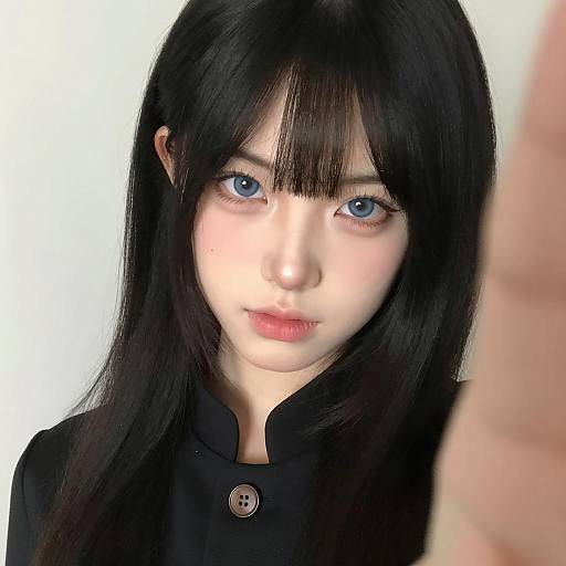 Close-Up Portrait of a Young Person