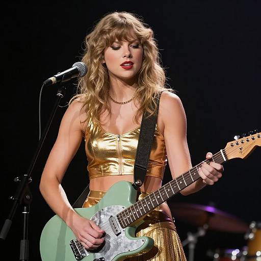 Blonde Rocker on Stage Performance