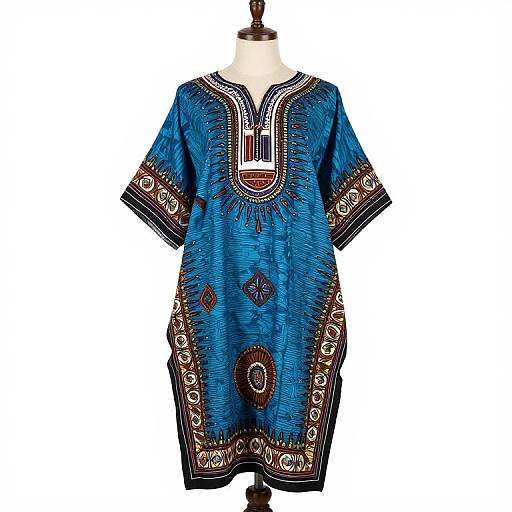 Vintage African Ethnic Long Dress