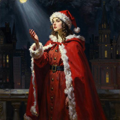 Sorceress Santa in Dark City