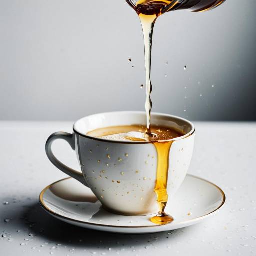 Elegant Splash of Maple Syrup and Cream