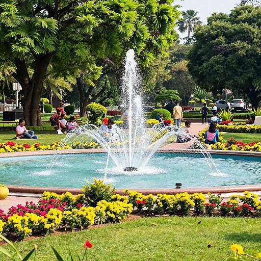 Jubilee Park Sunny Day Leisure Scene