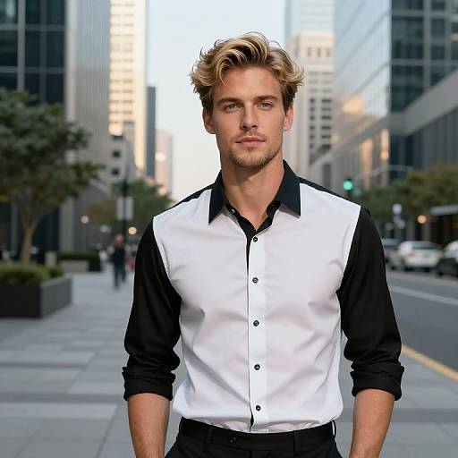 Confident Modern Urban Male Portrait