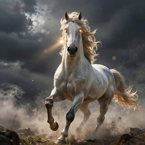 Cinematic Storm Elemental Horse