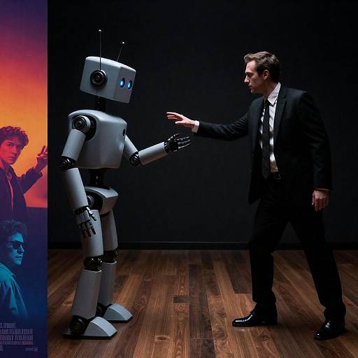 The Flypaper — Shadowed Man Meets Robot