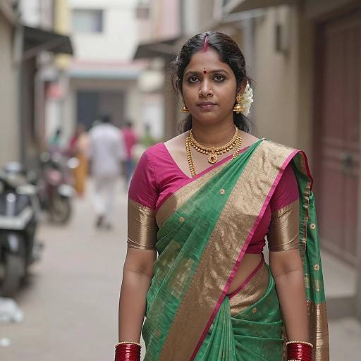 Elegant Farewell Party in Traditional Attire