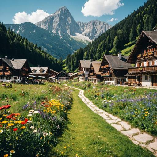 Alpine Village Meadow Path