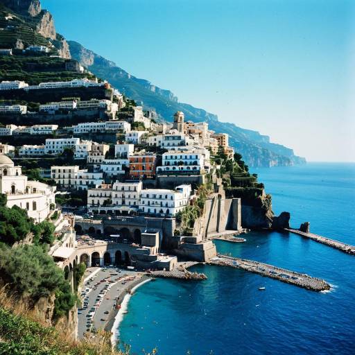 Cliffside Village on Amalfi Coast, Italy