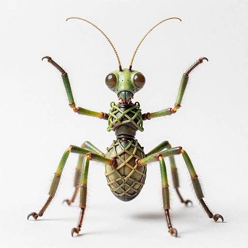 Verdant Vine-Lattice Octopedal Pollinator Creature