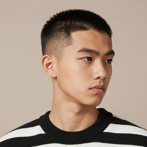 Studio Portrait of a Young Man