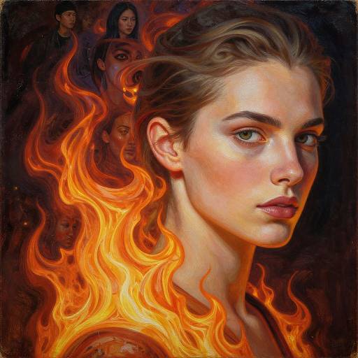 3D Intricate Fashion Model Poster