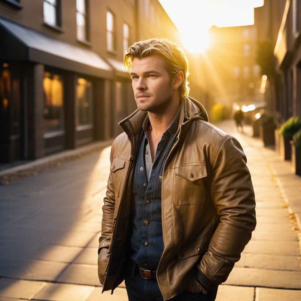 Candid Outdoor Photography of Chris Hemsworth