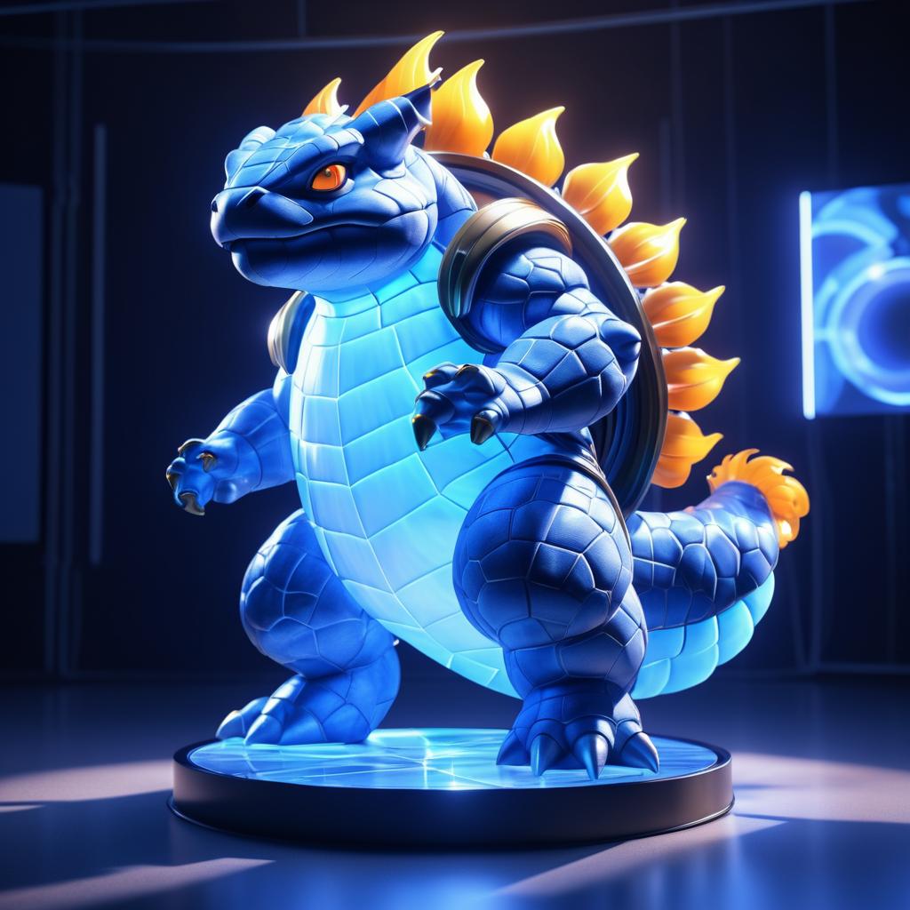 Epic Haunted Blastoise with Nine Tails