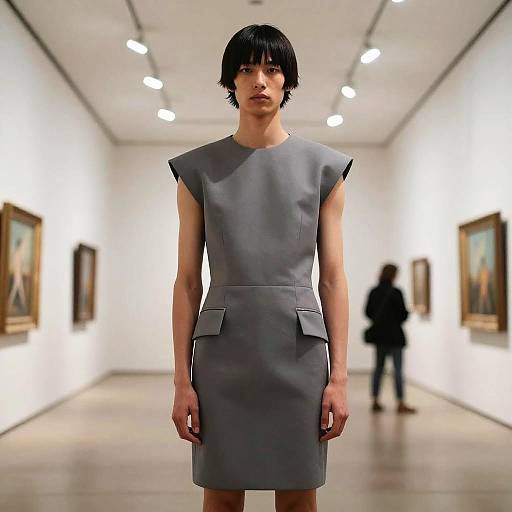 Avant-Garde Fashion with Disconnected Cut