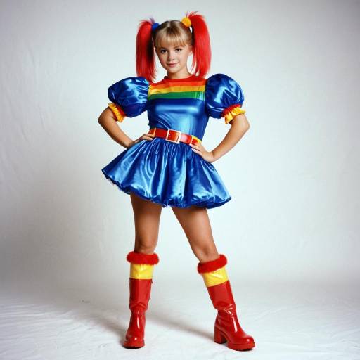 Rainbow Brite Halloween Costume Illustration