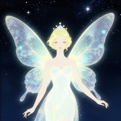 Ethereal Fairy with Glowing Wings
