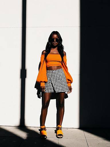 Woman in Contemporary Street Style Outfit