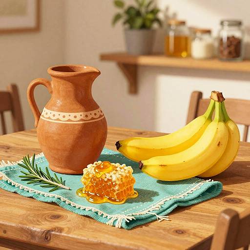 Cozy Rustic Breakfast Still Life