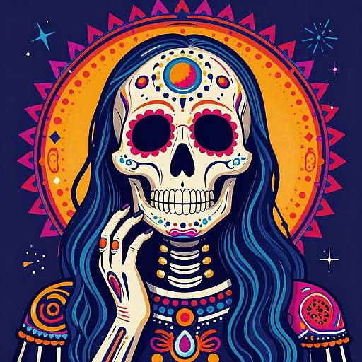 Ethereal Life and Death Portrait