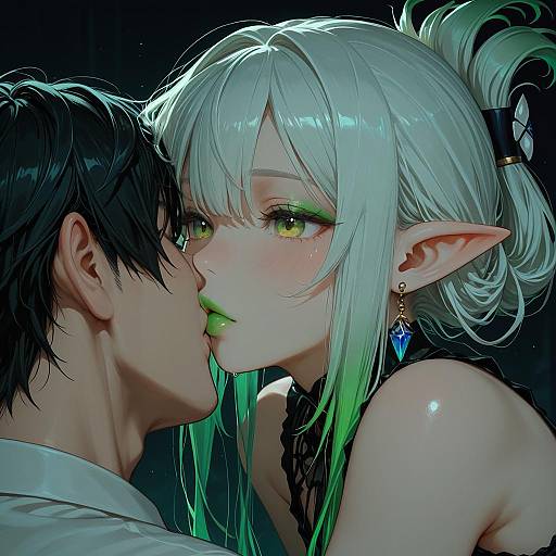 Illustration of Hanabatake chaika, nijisanji in the style of Ferret-san