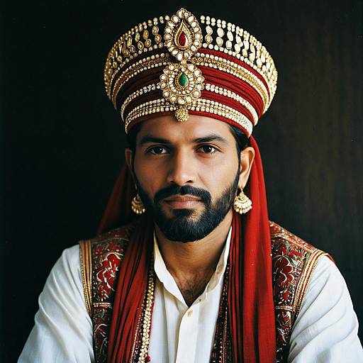 Pakistani Male in Traditional Dress